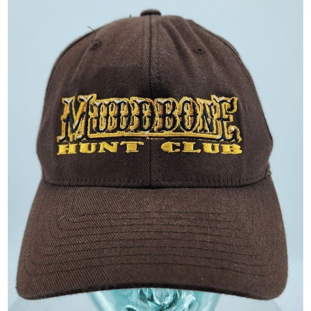 Mudbone Hunt Club Brown‎ Flexfit Size Small / Medium Dad Cap Camping Yupoong
